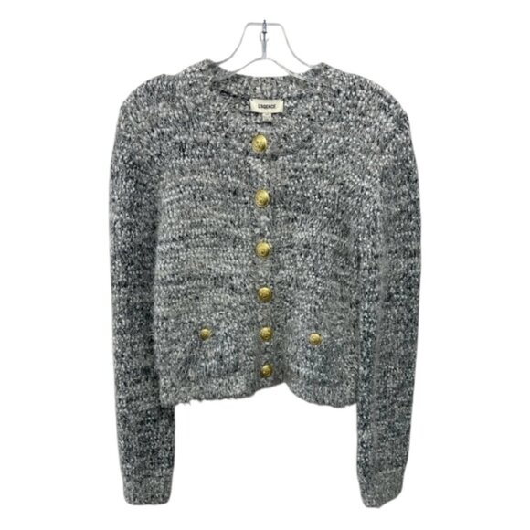 NEW NWT L'AGENCE Una Tweed Knit Cardigan Size XS - Picture 11 of 12